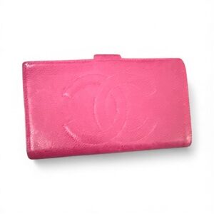 Chanel Pink Caviar-Style Long Wallet • Made in Italy • Serial 2307244 item 200